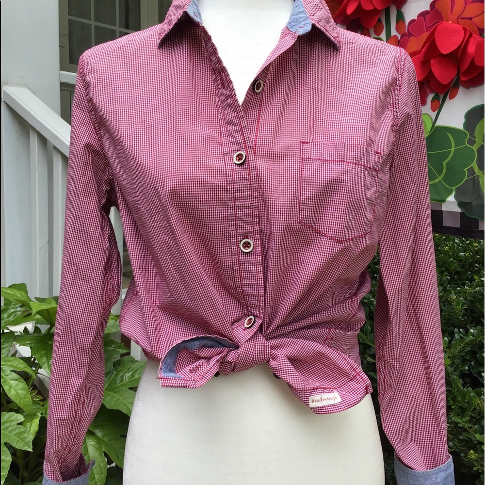 Weatherproof Classic Gingham Plaid Shirt